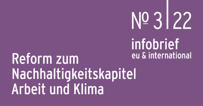 Feigl-Heihs/Frauenlob: Reform der Nachhaltigkeitskapitel © AK Wien – EU & Internationales Feigl-Heihs/Frauenlob: Arbeit und Klima