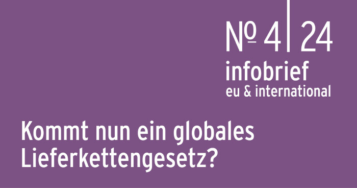 AK Infobrief 4|24: Mayr: Kommt nun ein globales Lieferkettengesetz? © AK WIEN Ak Infobrief 4|24: Mayr: Unternehmerische Verantwortung: Kommt nun ein globales Lieferkettengesetz?