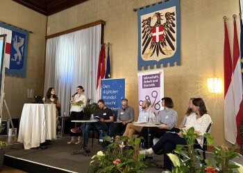 JKU Linz Elke Schüssler und Sara Maric